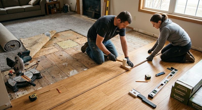 Bamboo Flooring Installation in Arlington, VA
