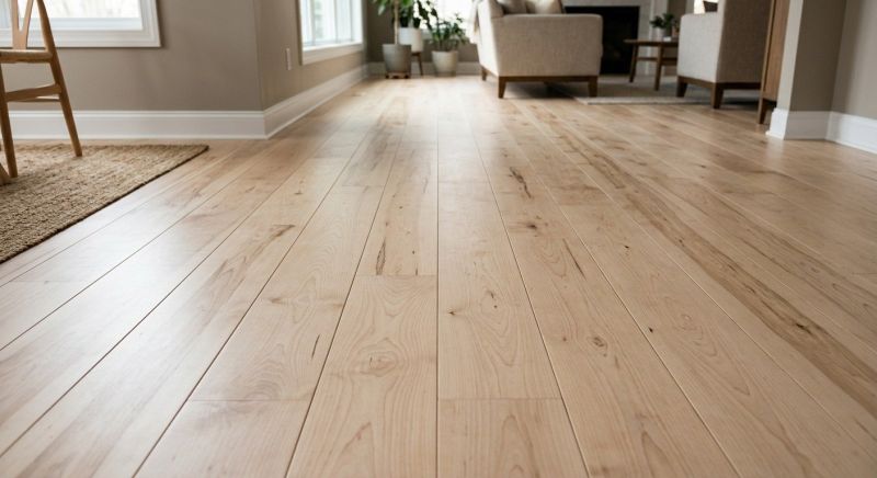 Birch Floor Installation in Arlington, VA