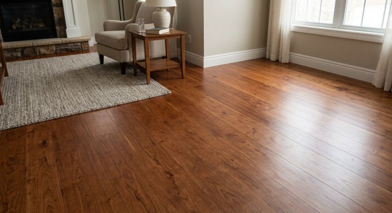 Cherry Floor Installation in Chevy Chase, MD