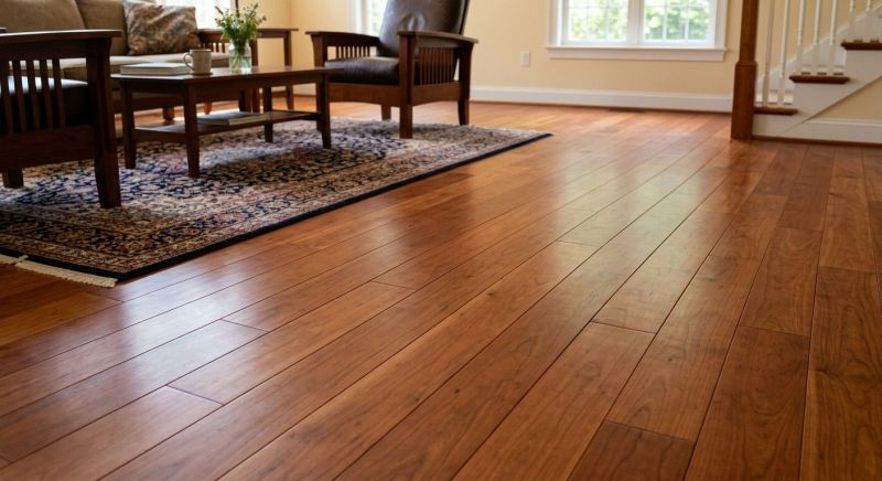 Cherry Floor Installation in Rockville, MD