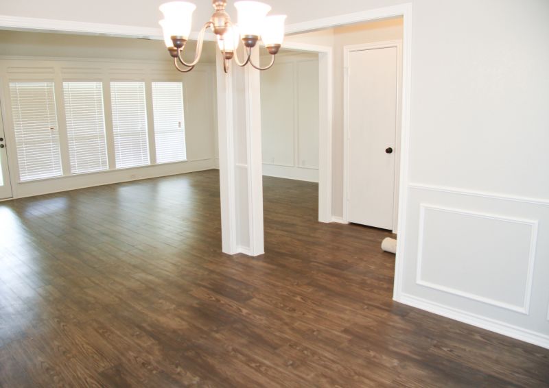 Dark Wood Floor Installation in Arlington, VA
