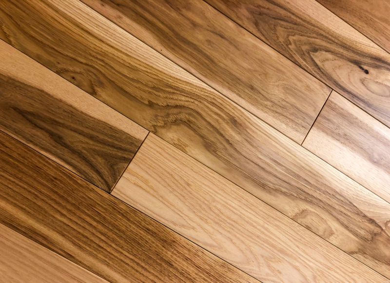 Dark Wood Floor Installation in Arlington, VA