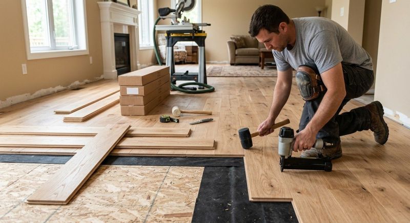 Hardwood Floor Installation in Burke, VA