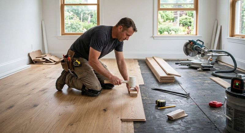 Hardwood Floor Installation in Centreville, VA