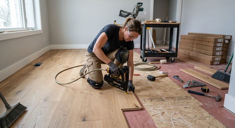 Hardwood Floor Installation in Arlington, VA