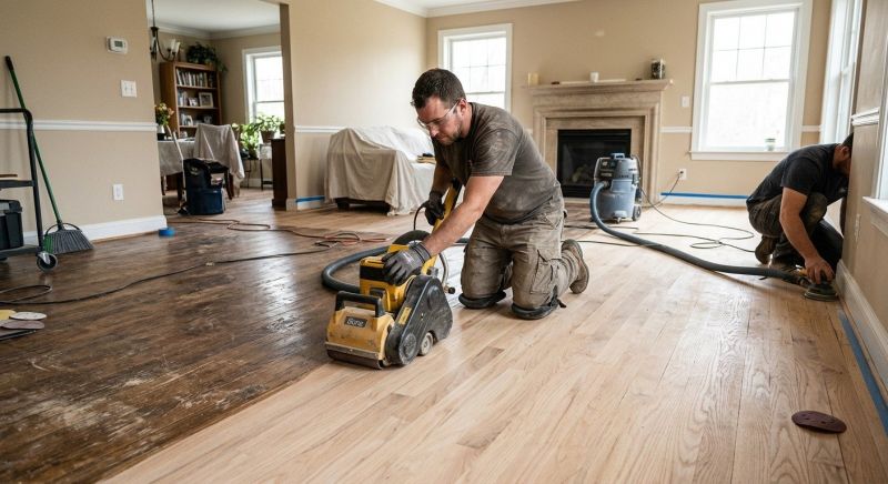 Hardwood Floor Renovation in Arlington, VA