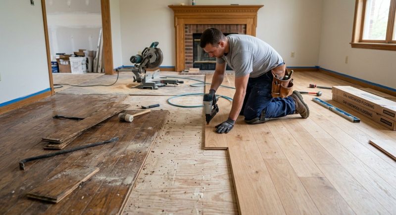 Hardwood Replacement in Lothian, MD