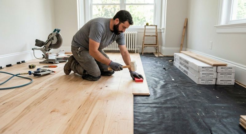 Maple Flooring Installation in Centreville, VA