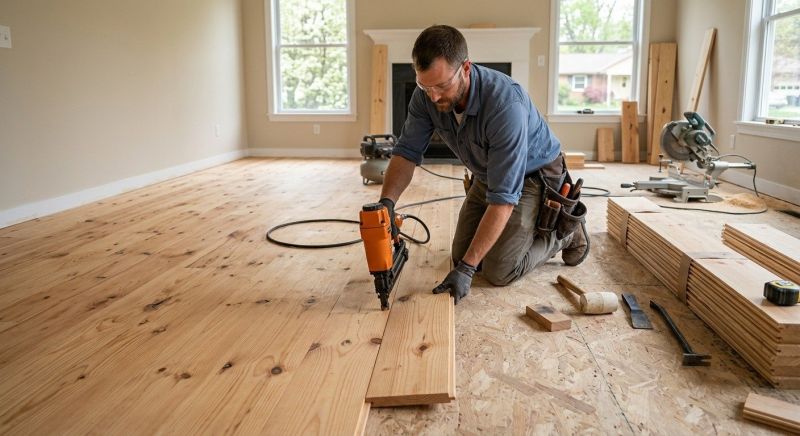 Maple Flooring Installation in La Plata, MD