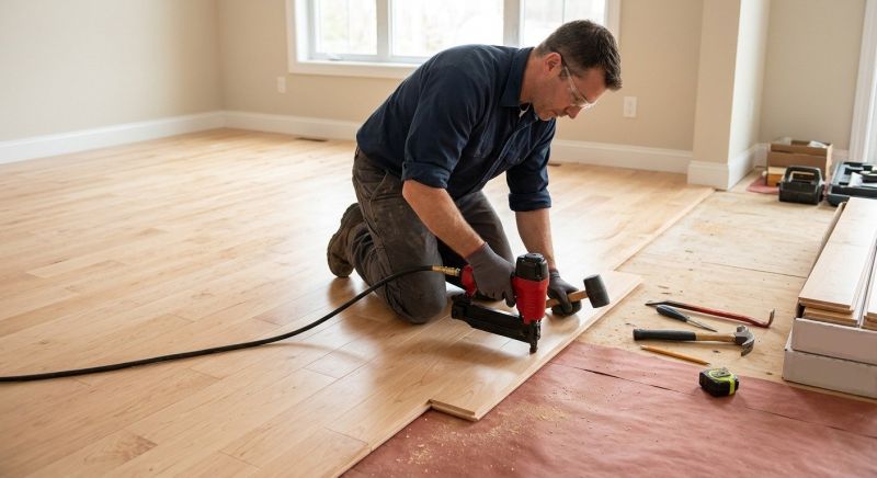 Maple Flooring Installation in Arlington, VA