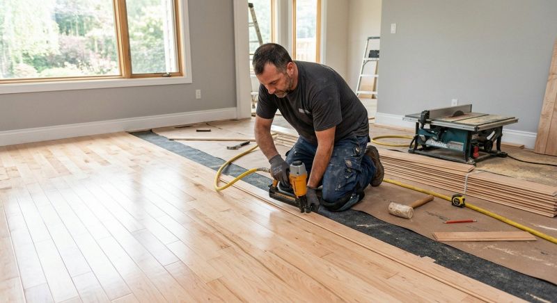 Maple Flooring Installation in Vienna, VA