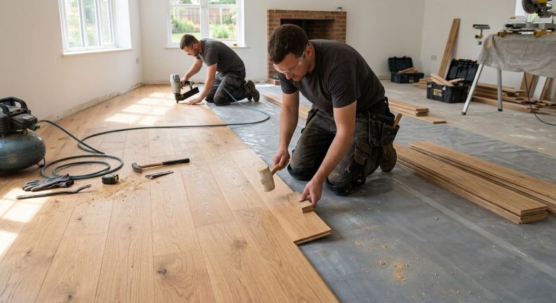 Oak Floor Installation in Brandywine, MD