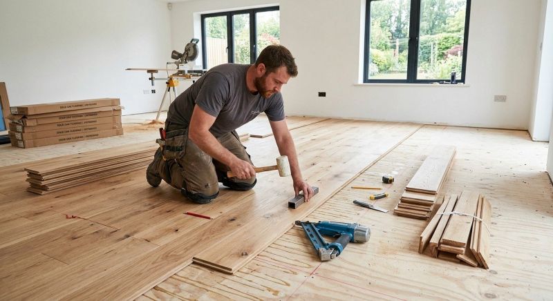 Oak Floor Installation in Laurel, MD