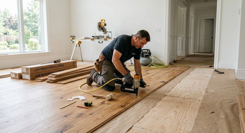 Oak Floor Installation in Arlington, VA