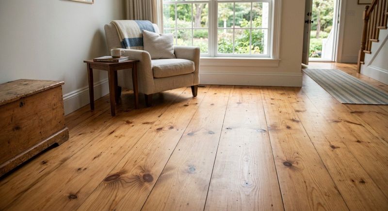 Pine Floor Installation in Arlington, VA