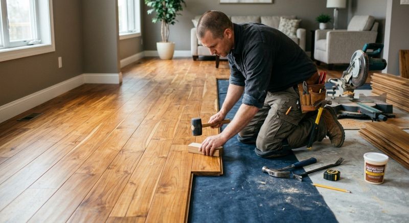 Teak Flooring Installation in Arlington, VA