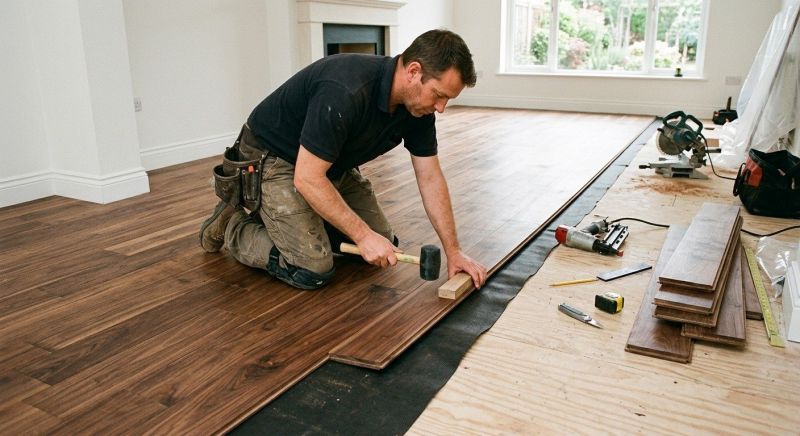 Walnut Flooring Installation in Arlington, VA