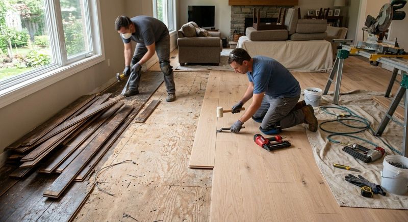 Wood Floor Replacement in Cheltenham, MD
