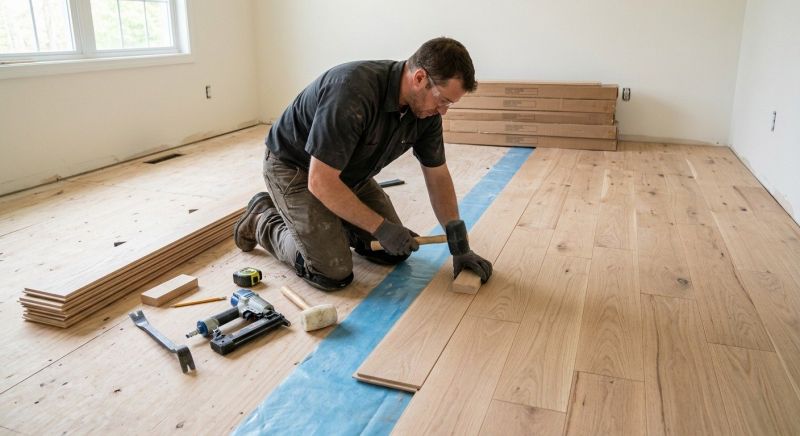 Wood Floor Replacement in Poolesville, MD